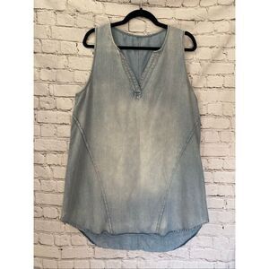 Cupshe cotton chambray dress woman’s size large